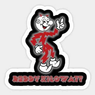 Reddy Kilowatt Retro Sticker